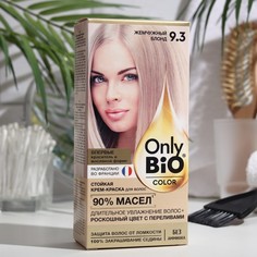 Стойкая крем-краска для волос серии Only Bio COLOR тон 9.3 жемчужный блонд 115 мл Fito косметик