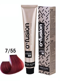 Профессиональная краска для волос Aidha Klher Ofusion BB-hair technology, тон 7/55, 100мл
