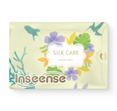 Прокладки INSEENSE Silk Care женские гигиенические ночные плюс 7 капель 350 мм 8 шт.