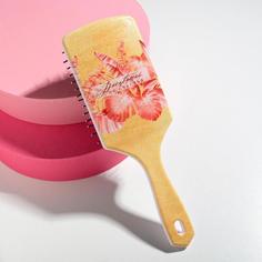 Расческа массажная «Тропики» 23,4 х 7,6 см No Brand