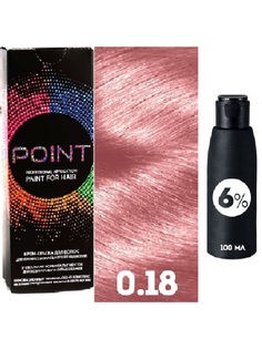 Крем-краска POINT для волос 0.18 и крем-окислитель 6%