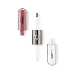 Блеск для губ Kiko Milano Unlimited double touch 120 Rosy Mauve 6 мл