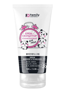 Крем-Скульптор для лица Family Cosmetics Панда Коллагеновый, 100 мл х 6 шт.
