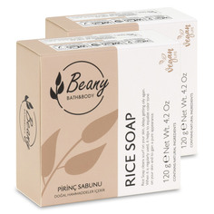 Мыло Beany твердое натуральное турецкое Rice Extract Soap с рисовым экстр. 2шт. х 120г