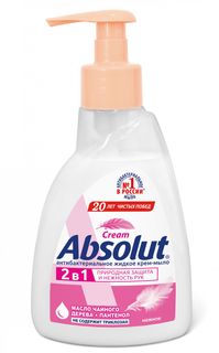 Жидкое Мыло 2в1 Нежное Антибактериальное 500 мл Absolut