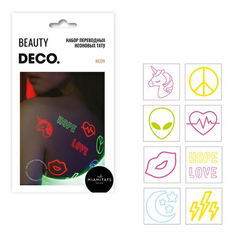 Татуировки переводные для тела DECO. by Miami tattoos Neon