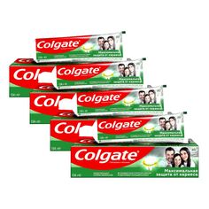 Комплект Зубная паста Colgate Максимальная защита от кариеса Двойная мята 100 мл х 4 шт.