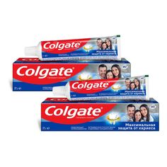 Комплект Colgate зубная паста Максимальная Защита от кариеса Свежая мята 100 мл х 2 шт.