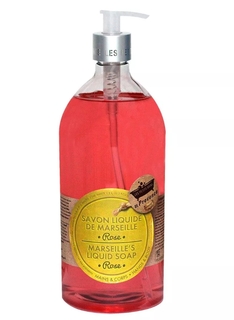Мыло жидкое Les Petits Bains De Provence Роза, 1 л
