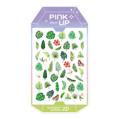 Наклейки для ногтей Pink Up Decor Spring Collection 2D переводные тон 120
