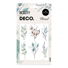 Татуировка переводная для тела Deco Floral by Miami tattoos Floral Deco.