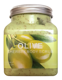 Скраб для тела Оливковый Wokali Olive Sherbet Body Scrub, 500 мл