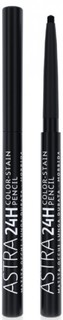 Карандаш для глаз Astra Color-stain 24H, контурный, 01, 7 г