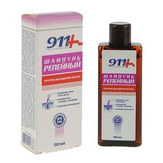 Шампунь 911 Репейный от выпадения волос и облысения, 150 мл No Brand