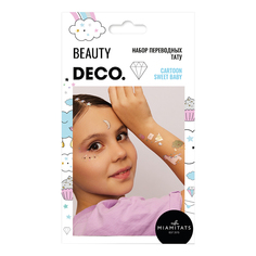 Переводные татуировки для тела Deco by Miami tattoos Cartoon Sweet baby Deco.