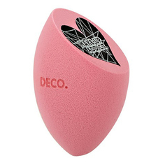 Спонж для макияжа DECO. Base Make Up Addict срезанный розовый
