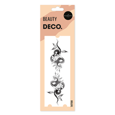 Татуировка для тела DECO. Ubeyko by Miami tattoos переводная Snake & Branch
