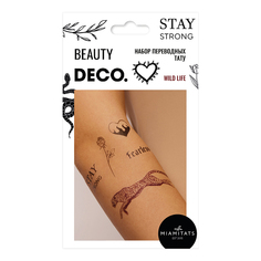 Переводные татуировки для тела Deco by Miami tattoos Wild Life Deco.