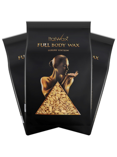 Воск для депиляции Italwax в гранулах Full Body Wax пленочный горячий набор 3 шт., 1 кг