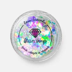 Гель-блёстки Glitter Things для лица и тела, Радужная русалка, 5 мл