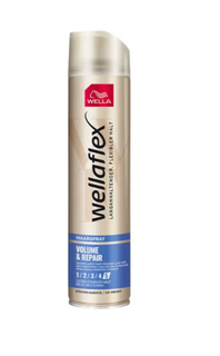 Лак для волос Wella Wellaflex Volume&Repair Объем и укладка