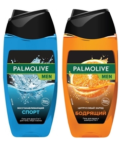 Набор мужских гелей для душа Palmolive MEN Спорт 250 мл Цитрусовый Заряд Бодрящий 250 м