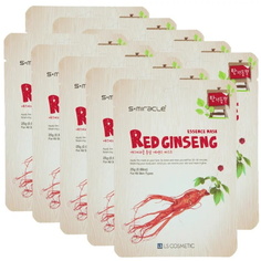 Маска для лица S+miracle Red Ginseng Essence Mask с экстрактом красного женьшеня 25 мл