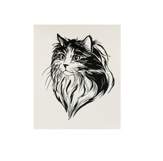 Татуировка на тело Морда кошки Toomix
