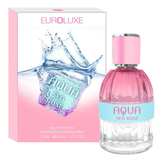 Туалетная вода женская Euroluxe Aqua Sea Rose 50 мл