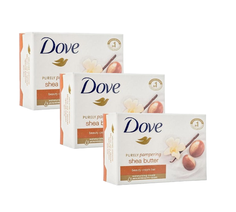 Мыло Dove shea butter объятия нежности ваниль 135 г 3 шт