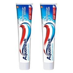 Комплект Зубная паста Aquafresh Активное 3+ Освежающе-Мятная 125 мл х 2 шт