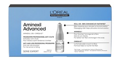 Ампулы LOreal Professionnel от выпадения волос Aminexil Advanced Ampoules 10шт по 6мл