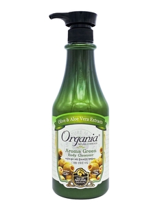 Гель для душа с Алоэ и Зеленым чаем White Organia Aroma Green Body Cleanser, 750 мл