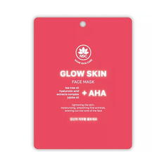 Маска для лица Name Skin Care тканевая, сияние кожи, с AHA-кислотами, 22 г