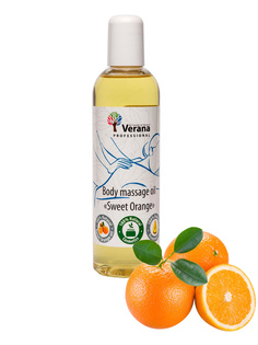 Массажное масло для тела "Сладкий Апельсин" Verana, натуральное 250 мл