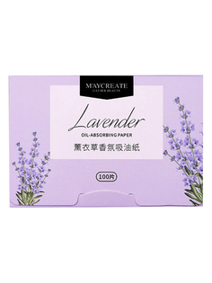 Матирующие салфетки для лица Maycreate Gather Beautyлаванда 100 шт