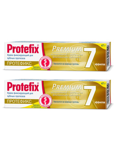 Комплект Крем для фиксации зубных протезов Protefix Premium экстра сильный 47 г х 2 шт.