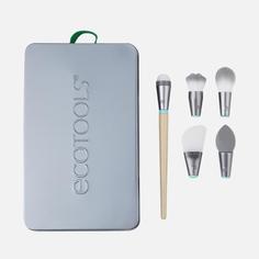 Кисти для макияжа EcoTools Interchangeables Wake Up And Glow Brush Set, набор, 5 шт.