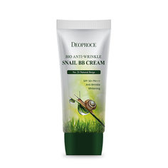 Крем ББ с экстрактом улитки DEOPROCE BIO ANTI-WRINKLE SNAIL BB CREAM # 21 60гр