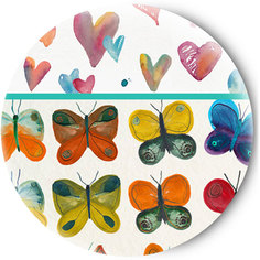 Зеркальце Tina Bolotina Сердечки и бабочки