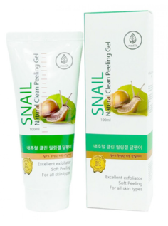 Med B. Гель-скатка с муцином улитки, Natural Clean Peeling Gel Snail 100 мл Med:B