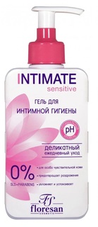 Деликатный ГЕЛЬ для интимной гигиены SENSITIVE, 250мл х 6 шт. Floresan