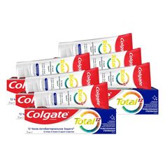 Комплект Зубная паста Colgate Total Профессиональная Чистка Отбеливающая 75 мл х 6 шт.