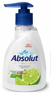 Мыло жидкое Абсолют, туалетное, Professional, лайм, 250 г х 3 шт.
