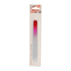 Пилка стеклянная для ногтей «Радуга», 14 см, в чехле, на блистере, цвет МИКС Queen Fair