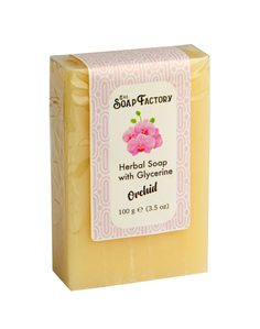 Мыло THE SOAP FACTORY травяное с глицерином Орхидея