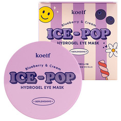 Гидрогелевые патчи для век KOELF Ice-pop Черника 84 г