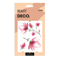Татуировка переводная для тела DECO. Watercolor story by Miami tattoos Pinkish