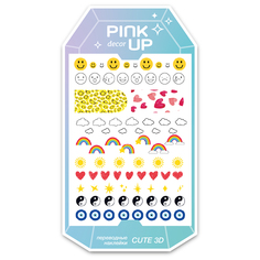 Наклейки для ногтей PINK UP Decor Cute 3D 82