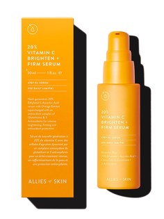 Сыворотка Allies of Skin 20% Vitamin C Brighten + Firm Serum 20% витамин C 30 мл No Brand